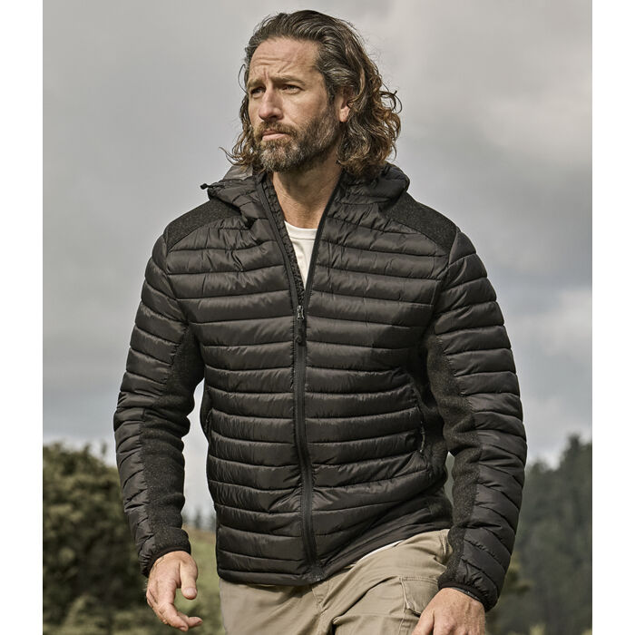 Tee Jays Crossover Hooded Padded Outdoor Jacket Thumbnail