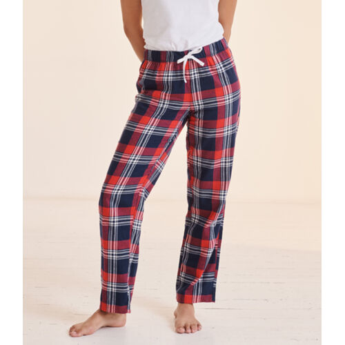 SF Clothing Ladies Tartan Lounge Pants Thumbnail
