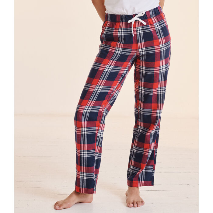 SF Clothing Ladies Tartan Lounge Pants Thumbnail