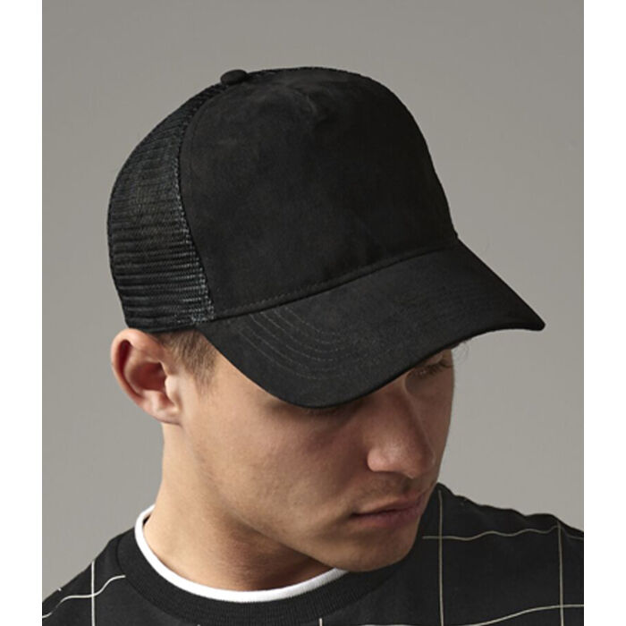 Beechfield Suede Snapback Trucker Cap Thumbnail