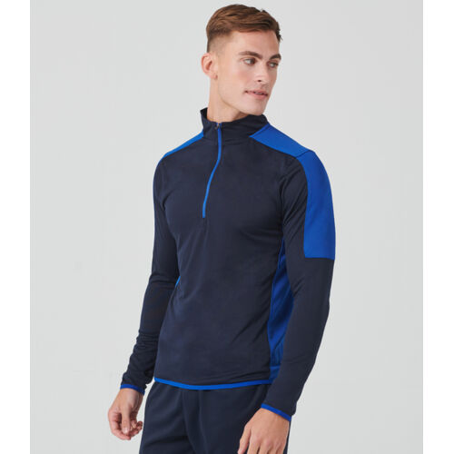 Finden + Hales Contrast Zip Neck Midlayer Top Thumbnail