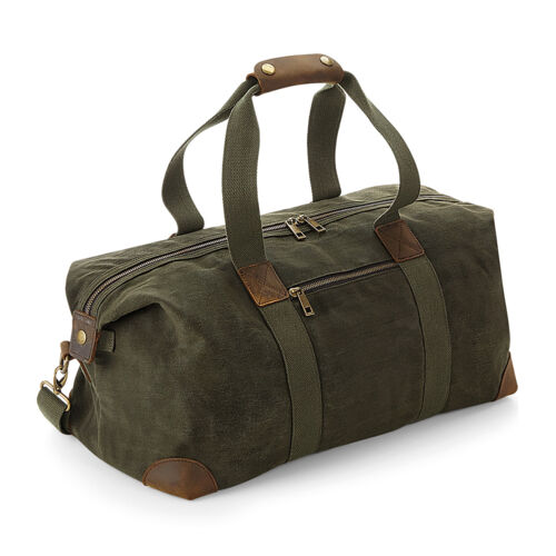 Quadra Heritage Waxed Canvas Holdall Thumbnail