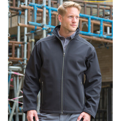 Result Work-Guard Treble Stitch Soft Shell Jacket Thumbnail