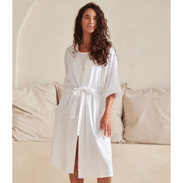 Towel City Ladies Satin Robe Thumbnail