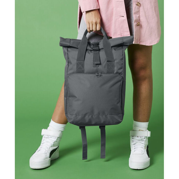 Twin handle roll-top backpack Thumbnail