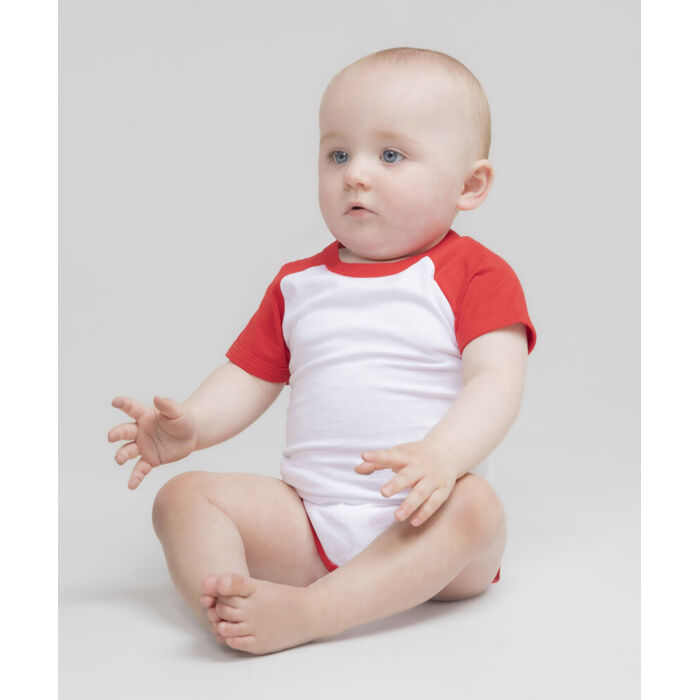 Essential short-sleeved baseball bodysuit Thumbnail