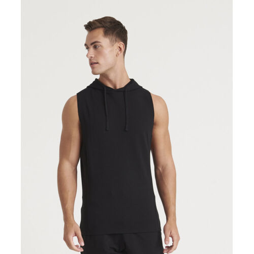 Urban sleeveless muscle hoodie Thumbnail