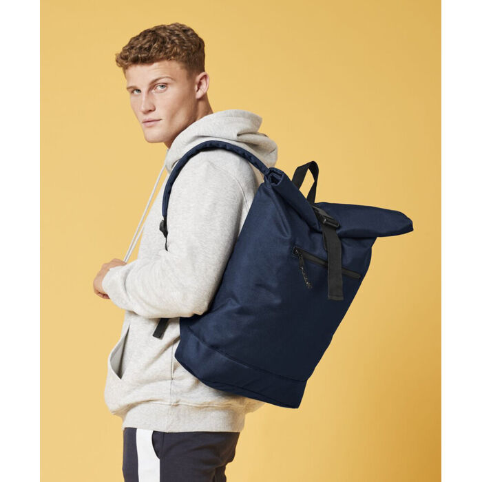 Recycled rolled-top backpack Thumbnail