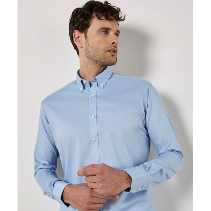 Stretch Oxford shirt long-sleeved (slim fit) Thumbnail