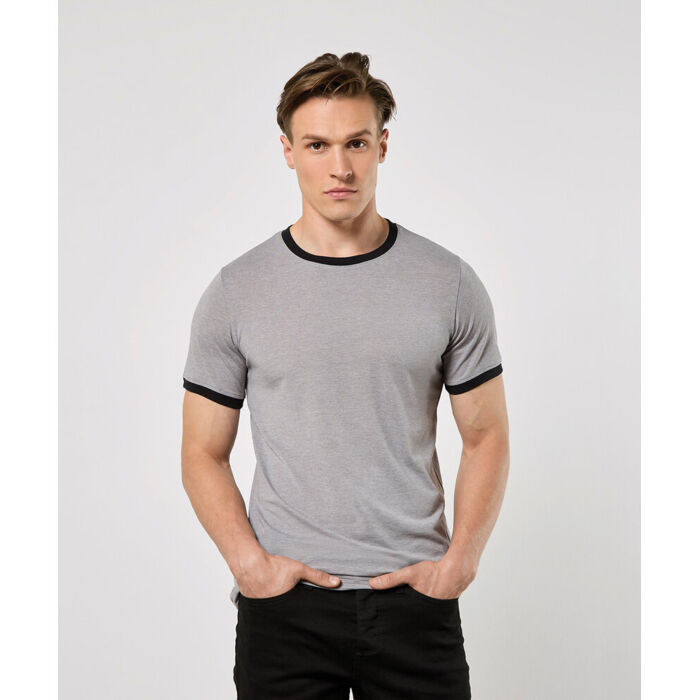 Fashion fit ringer tee Thumbnail