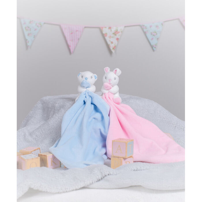 Baby animal comforter with rattle Thumbnail