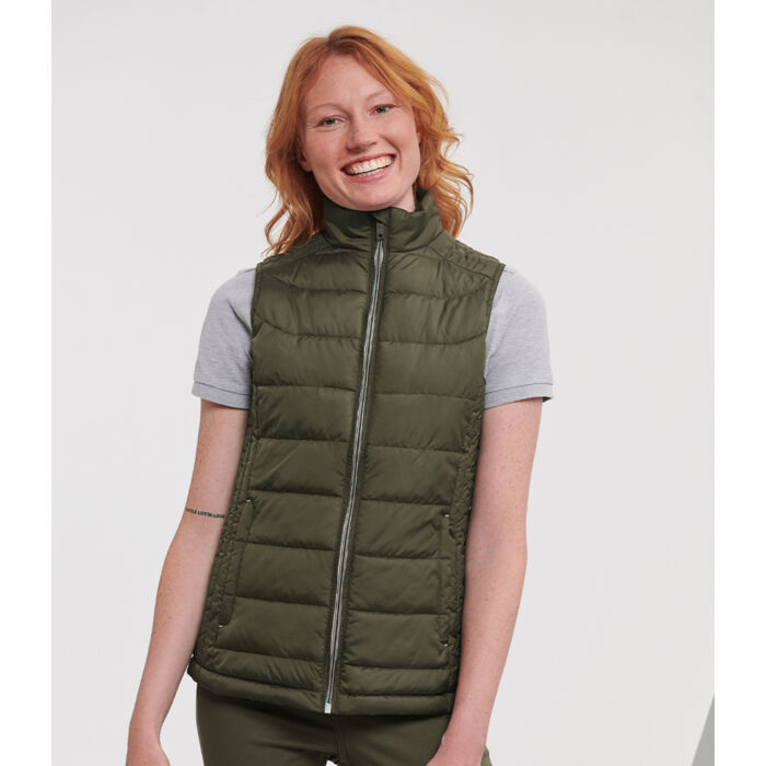 Russell Athletic Ladies Nano Padded Bodywarmer Thumbnail