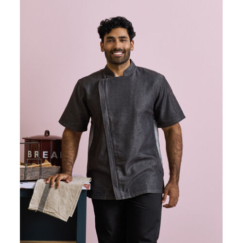 Chef's zip-close short sleeve jacket Thumbnail