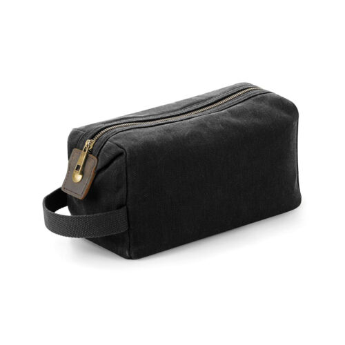 Heritage waxed canvas wash bag Thumbnail