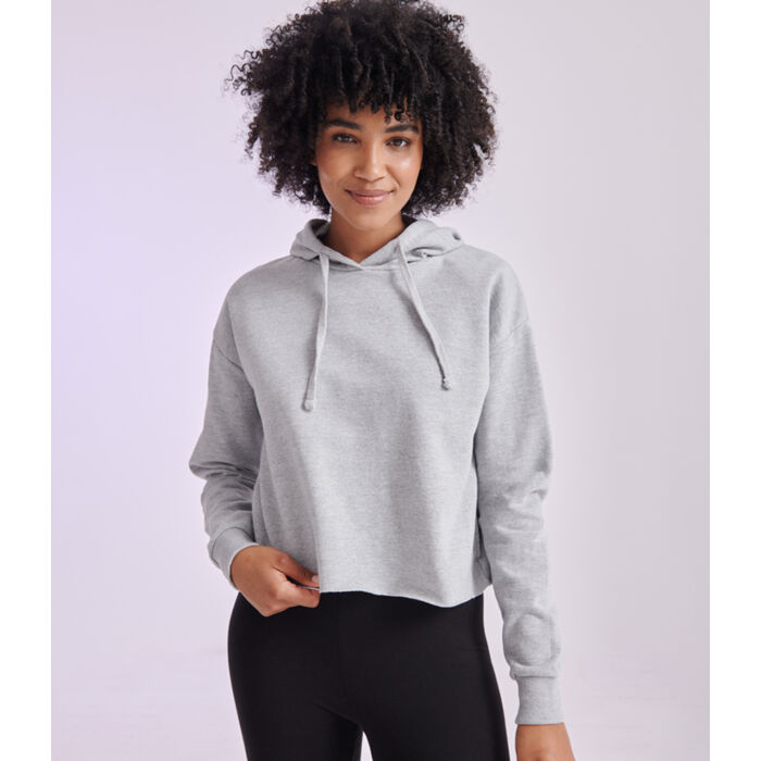 SF Clothing Ladies Cropped Slounge Hoodie Thumbnail