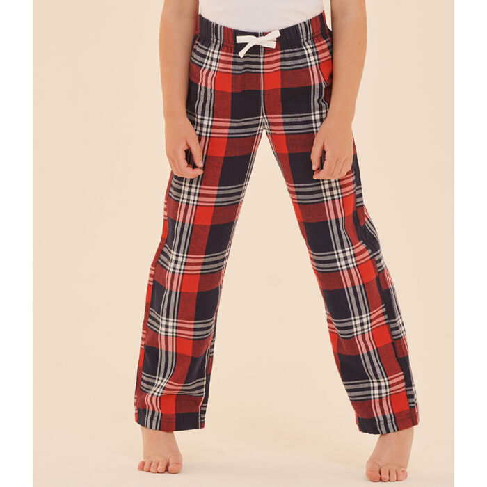 SF Clothing Kids Tartan Lounge Pants Thumbnail