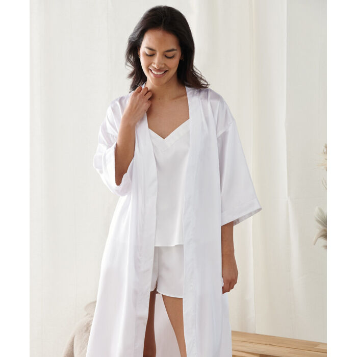 Women's satin robe Thumbnail