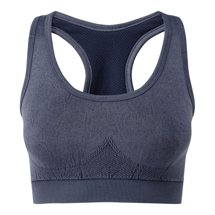 TriDri® seamless '3D fit' multi-sport denim look bra Thumbnail