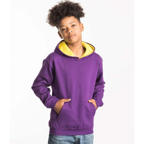 Kids Contrast Hoodie Thumbnail