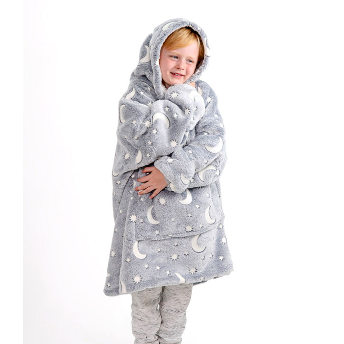 Kids Oversized Hooded Blanket Thumbnail