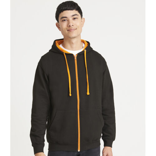 Contrast Zip Hoodie Thumbnail