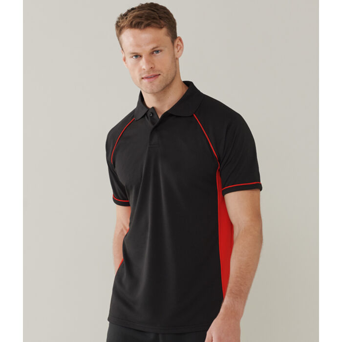 Finden and Hales Performance Panel Polo Shirt Thumbnail